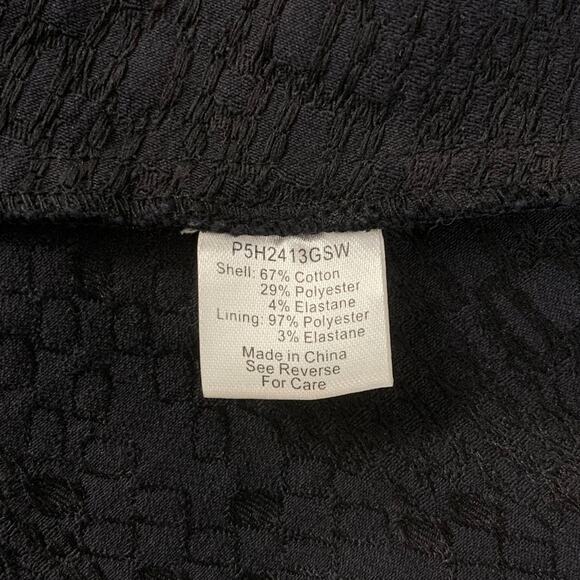 Parker Barcelona Cutout Racerback Halter Ruffle Hem Jacquard Mini Dress, Black - Picture 9 of 11